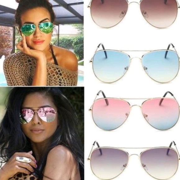 Accessories - Aviator Ombre Sunglasses